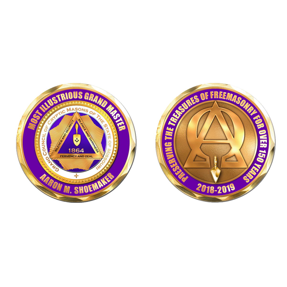 2018 Aaron Shoemaker Coin